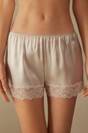 Intimissimi Silk Shorts Natural | SBEVO60454